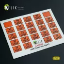 Kelik ADR Plates Set Type 2 - Decal for models 1:35 (KA35010)