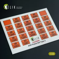   Kelik ADR Plates Set Type 2 - Decal for models 1:35 (KA35010)