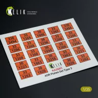   Kelik ADR Plates Set Type 2 - Decal for models 1:35 (KA35011)