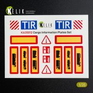   Kelik Cargo Information plates set #1 - Decal for models 1:35 (KA35012)