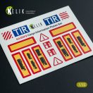 Kelik Cargo Information plates set #1 - Decal for models 1:35 (KA35012)