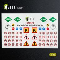   Kelik Cargo Information plates set #2 - Decal for models 1:35 (KA35013)