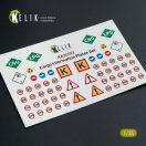 Kelik Cargo Information plates set #2 - Decal for models 1:35 (KA35013)