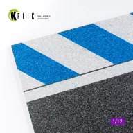   Kelik Asphalt road Moto race track type 2 Base - Acrylic 3 mm (180 x 357 mm) 1:12 (KS12002)