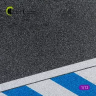   Kelik Asphalt road Moto race track type 2 Base - Acrylic 3 mm (180 x 357 mm) 1:12 (KS12002)