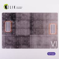   Kelik CVN 78 Gerald Ford Type 1 - Base - Acrylic 3 mm (280 x 180 mm) (170 g) 1:144 (KS14403)