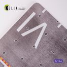 Kelik CVN 78 Gerald Ford Type 1 - Base - Acrylic 3 mm (280 x 180 mm) (170 g) 1:144 (KS14403)