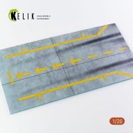   Kelik Pit-F1 Pitstop Type 1 Base - Acrylic 3 mm (180 x 357 mm) (210 g) (1/20) 1:20 (KS20003)