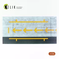   Kelik F1 Pitstop Type 2 Base - Acrylic 3 mm (180 x 357 mm) (210 g) (1/20) 1:20 (KS20004)