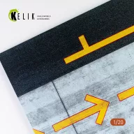   Kelik F1 Pitstop Type 2 Base - Acrylic 3 mm (180 x 357 mm) (210 g) (1/20) 1:20 (KS20004)