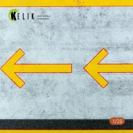   Kelik F1 Pitstop Type 2 Base - Acrylic 3 mm (180 x 357 mm) (210 g) (1/20) 1:20 (KS20004)
