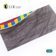   Kelik Asphalt road 24 Hours of Le Mans Turn Base - Acrylic 3 mm (180 x 357 mm) 1:24 (KS24003)