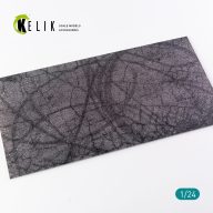   Kelik Cracked asphalt Base - Acrylic 3 mm (180 x 357 mm) (210 g) 1:24 (KS24009)