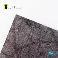   Kelik Cracked asphalt Base - Acrylic 3 mm (180 x 357 mm) (210 g) 1:24 (KS24009)