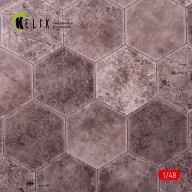   Kelik Cobblestone road 1910s-1930s Base - Acrylic 3 mm (280 x 180 mm) (170 g) 1:24 (KS24011)