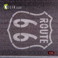   Kelik Route 66 - Base - Acrylic 3 mm (180 x 357 mm) (210 g) 1:24 (KS24013)