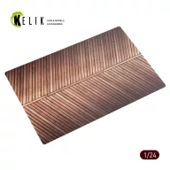   Kelik Wooden Bridge (Ostland Bridge 1943) - Base - Acrylic 3 mm (280 x 180 mm) (170 g) 1:24 (KS24015)