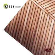   Kelik Wooden Bridge (Ostland Bridge 1943) - Base - Acrylic 3 mm (280 x 180 mm) (170 g) 1:24 (KS24015)