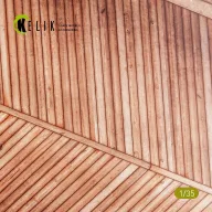   Kelik Wooden Bridge (Ostland Bridge 1943) - Base - Acrylic 3 mm (280 x 180 mm) (170 g) 1:35 (KS35001)