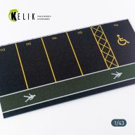   Kelik Supermarket Parking type 1 Base - Acrylic 3 mm (180 x 357 mm) (210 g) (1/43) 1:43 (KS43001)
