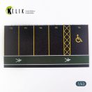 Kelik Supermarket Parking type 1 Base - Acrylic 3 mm (180 x 357 mm) (210 g) (1/43) 1:43 (KS43001)