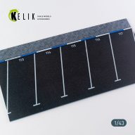   Kelik Supermarket Parking type 2 Base - Acrylic 3 mm (180 x 357 mm) (210 g) (1/43) 1:43 (KS43002)