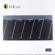   Kelik Supermarket Parking type 2 Base - Acrylic 3 mm (180 x 357 mm) (210 g) (1/43) 1:43 (KS43002)