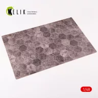   Kelik Soviet hexagonal plates 1930-1960 (Runways up to 1000 m, Taxiways, parkings - 1) - Acrylic 3 mm (410 x 270 mm) (410 g) 1:48 (KS48023)