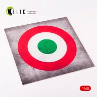   Kelik Italy Roundel - Acrylic 3 mm (240 x 240 mm) (190g) (1/72 - 1/48) 1:48 (KS48026)