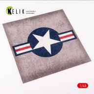   Kelik US Roundel - Acrylic 3 mm (240 x 240 mm) (190g) (1/72 - 1/48) 1:48 (KS48027)