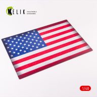   Kelik USA Flag - Acrylic 3 mm (410 x 270 mm) (410 g) 1:48 (KS48032)
