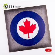   Kelik Canada Roundel - Acrylic 3 mm (240 x 240 mm) (190g) (1/72 - 1/48) 1:48 (KS48033)