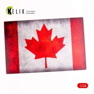   Kelik Canada Flag - Base - Acrylic 3 mm (410 x 270 mm) (410 g) (1/72 - 1/32) 1:48 (KS48035)