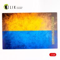  Kelik Ukraine Flag - Base - Acrylic 3 mm (410 x 270 mm) (410 g) (1/72 - 1/32) 1:48 (KS48037)