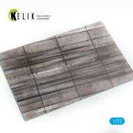   Kelik Concrete plates type 1 Base - Acrylic 3 mm (280 x 180 mm) (170 g) 1:72 (KS72001)