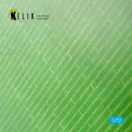   Kelik FAUN - Trackway Helicopter Landing Mat Flat - Base - Acrylic 3 mm (280 x 180 mm) (170 g) 1:72 (KS72026)