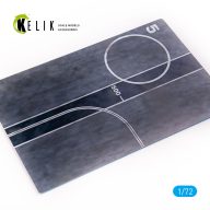   Kelik HMS Hermes R12 (1982) - Base - Acrylic 3 mm (280 x 180 mm) (170 g) 1:72 (KS72030)