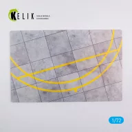   Kelik New Zealand Tauranga Airport type 2 - Base - Acrylic 3 mm (280 x 180 mm) (170 g) 1:72 (KS72040)