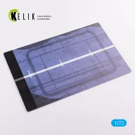   Kelik HMS Indomitable Front Lift 1942 - Base - Acrylic 3 mm (280 x 180 mm) (170 g) 1:72 (KS72057)