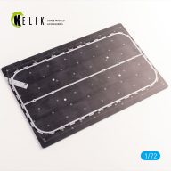   Kelik JMSDF Hyuga (DDH 181) front lift - Base - Acrylic 3 mm (280 x 180 mm) (170 g) 1:72 (KS72066)