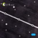 Kelik JMSDF Hyuga (DDH 181) front lift - Base - Acrylic 3 mm (280 x 180 mm) (170 g) 1:72 (KS72066)