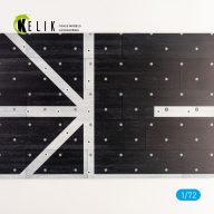   Kelik JMSDF Hyuga (DDH 181) Deck - Base - Acrylic 3 mm (280 x 180 mm) (170 g) 1:72 (KS72070)