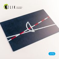   Kelik CVS-18 USS WASP 1964 - 1970 Type 2- Base - Acrylic 3 mm (280 x 180 mm) (170 g) 1:72 (KS72077)