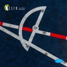 Kelik CVS-18 USS WASP 1964 - 1970 Type 2- Base - Acrylic 3 mm (280 x 180 mm) (170 g) 1:72 (KS72077)