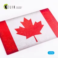   Kelik Canada Flag - Base - Acrylic 3 mm (280 x 180 mm) (170 g) 1:72 (KS72086)