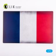   Kelik France Flag - Base - Acrylic 3 mm (280 x 180 mm) (170 g) 1:72 (KS72087)