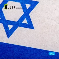   Kelik Israel Flag - Base - Acrylic 3 mm (280 x 180 mm) (170 g) 1:72 (KS72088)