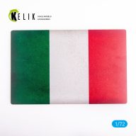   Kelik Italy Flag - Base - Acrylic 3 mm (280 x 180 mm) (170 g) 1:72 (KS72089)