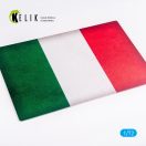 Kelik Italy Flag - Base - Acrylic 3 mm (280 x 180 mm) (170 g) 1:72 (KS72089)
