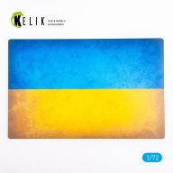   Kelik Ukraine Flag - Base - Acrylic 3 mm (280 x 180 mm) (170 g) 1:72 (KS72090)